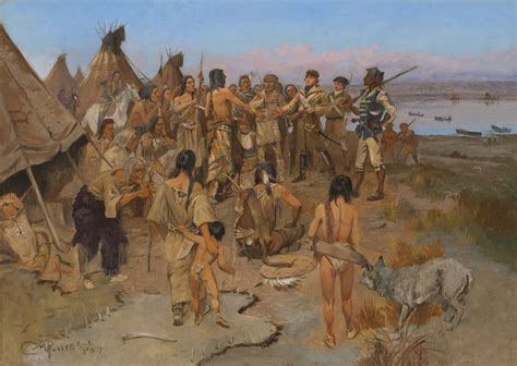 Lewis and Clark Expedition; En pionjärresa genom den okända nordvästra delen av Amerika, en ödesdiger möt med olika stammar