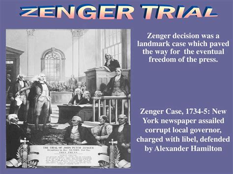 Zenger Trial: A Landmark Case for Freedom of the Press in Colonial America